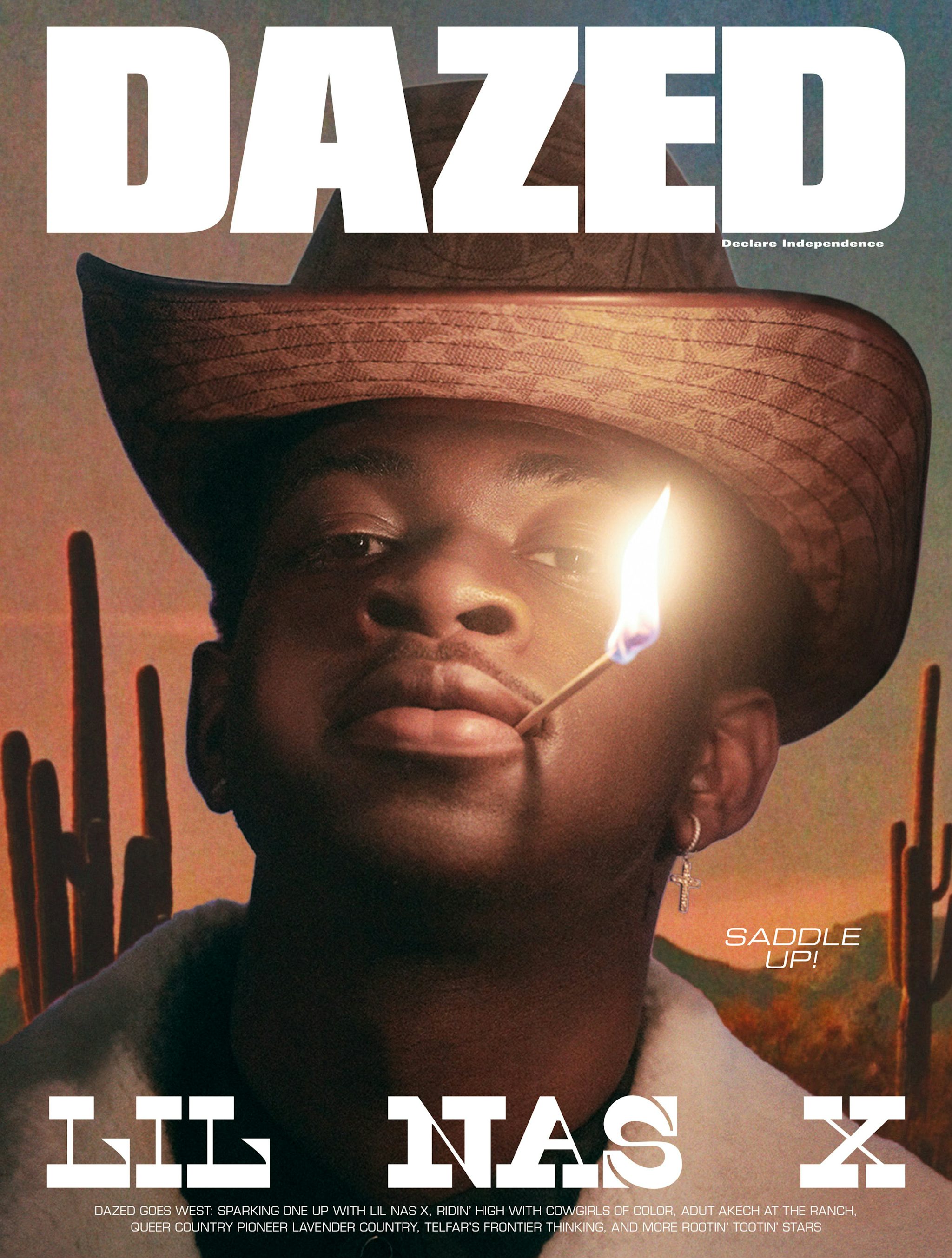 'How The West Was Won', Lil Nas X Dazed Magazine Charlotte Wales 2023